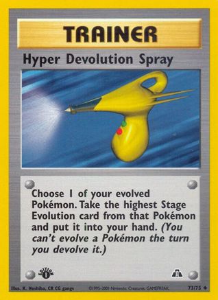 Hyper Devolution Spray 73/75 - [Neo Discovery] 1st Edition