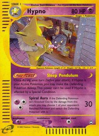 Hypno (H12)/147 - [Aquapolis] Holofoil