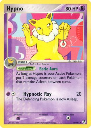 Hypno (25/112) [EX : Rouge Feu et Vert Feuille] 