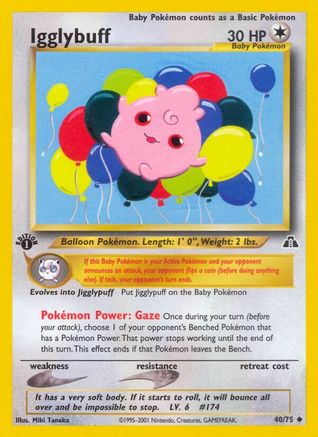 Igglybuff 40/75 - [Neo Discovery] 1st Edition