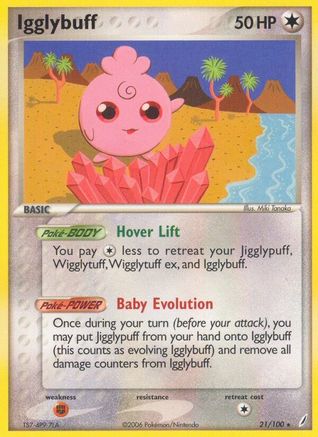 Igglybuff/100 - [Crystal Guardians] Reverse Holofoil