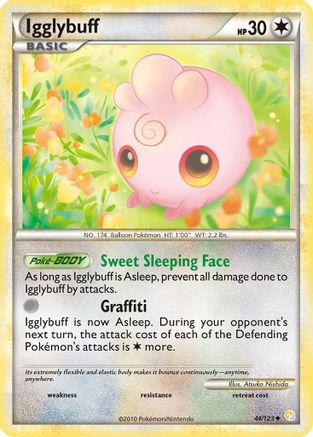 Igglybuff (44/123) [HeartGold &amp; SoulSilver : Ensemble de base] 