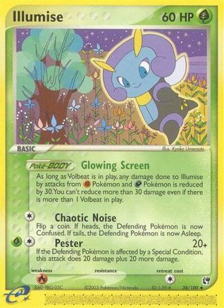 Illumise 38/100 - [Sandstorm] Reverse Holofoil