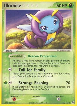 Illumise (45/113) (Estampillé) [EX : Espèces Delta] 