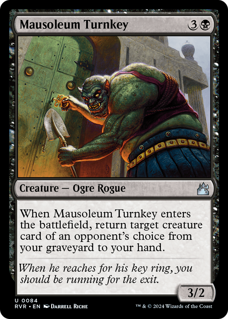 Mausoleum Turnkey (RVR-084) - [Ravnica Remastered] Foil