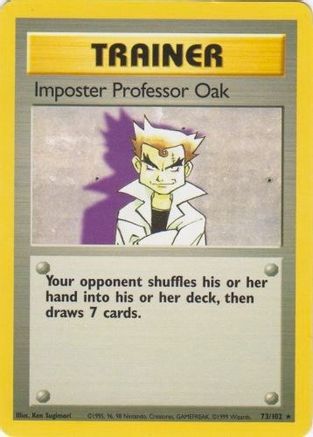 Imposter Professor Oak 73/102 - [Base Set]