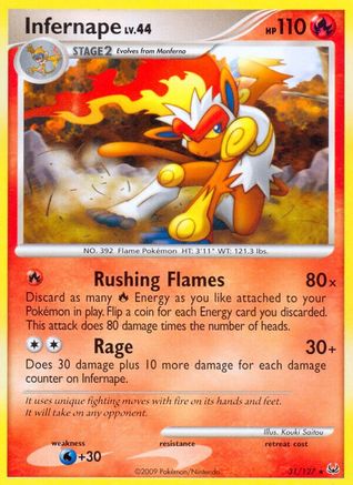 Infernape/127 - [Platinum]
