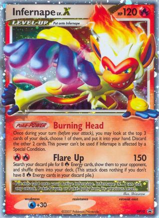 Infernape LV.X (DP10) [Diamant et Perle : Promos Black Star] 