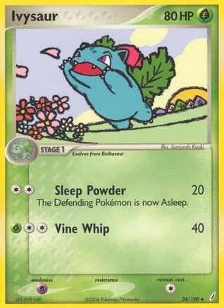 Ivysaur - 034/100 34/100 - [Crystal Guardians]