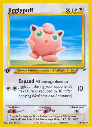 Jigglypuff 44/105 - [Neo Destiny] 1st Edition