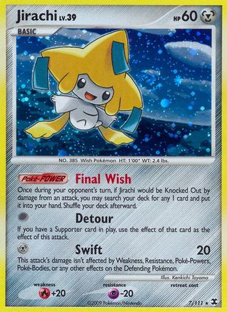 Jirachi (7/111) [Platine : Rivals montants] 