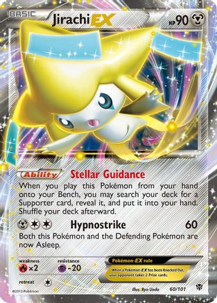 Jirachi EX (60/101) [Noir et blanc : explosion de plasma] 