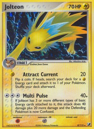 Jolteon (8/115) [EX : Forces invisibles] 