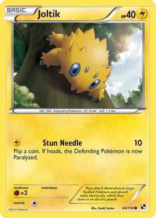 Joltik (44) 44/114 - [Black and White]