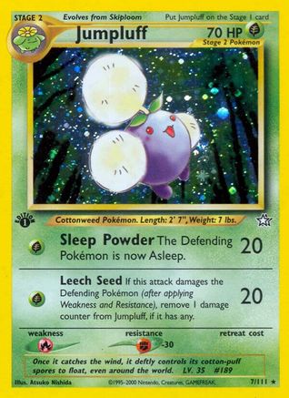 Jumpluff 7/111 - [Neo Genesis] 1st Edition Holofoil