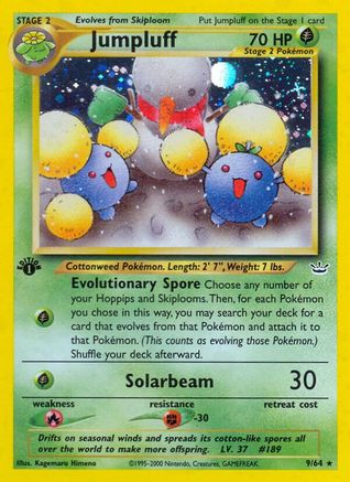 Jumpluff (9/64) [N3 Neo Revelation] 1st Edition Holofoil