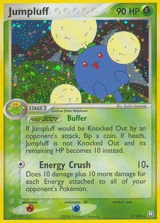 Jumpluff 11/109 - [Team Rocket Returns] Reverse Holofoil