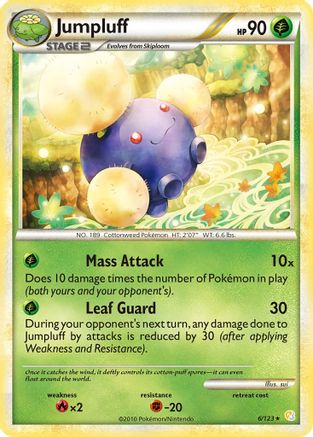 Jumpluff 6/123 - [HeartGold SoulSilver] Holofoil