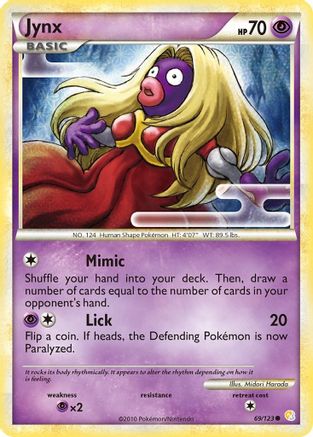 Jynx 69/123 - [HeartGold SoulSilver]