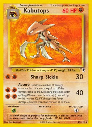 Kabutops 27/110 - [Legendary Collection]