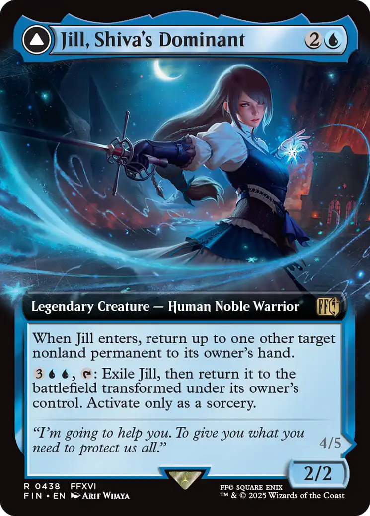 Jill, Shiva's Dominant (Extended Art) (FIN-438) - [FINAL FANTASY]: (enchantment, Extended Art)