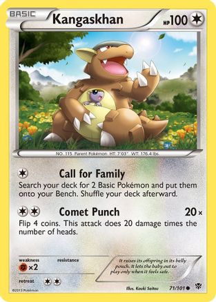 Kangaskhan 71/101 - [Plasma Blast]