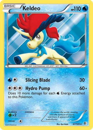 Keldeo (47/149) [Noir et blanc : frontières franchies] 