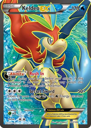 Keldeo EX (142 Full Art)/149 - [Boundaries Crossed] Holofoil