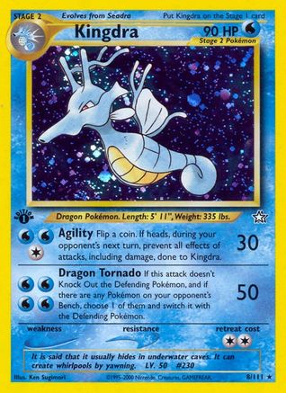 Kingdra 8/111 - [Neo Genesis] 1st Edition Holofoil