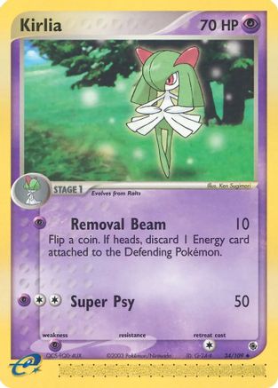 Kirlia - 34/109/109 - [Ruby and Sapphire]