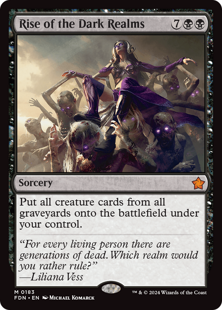 Rise of the Dark Realms (FDN-183) - [Foundations] Foil