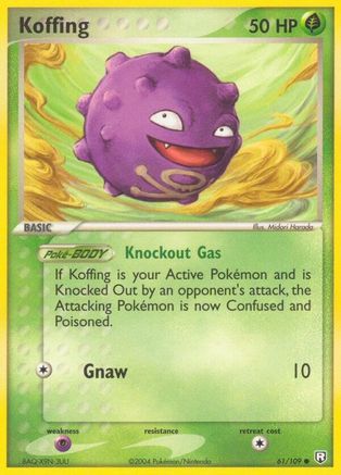 Koffing 61/109 - [Team Rocket Returns] Reverse Holofoil
