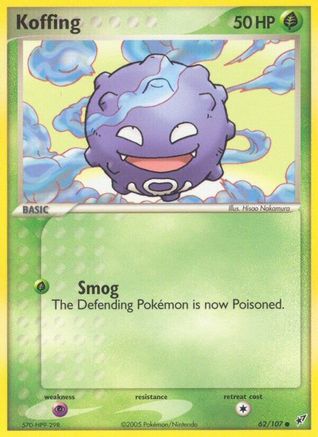 Koffing 62/107 - [Deoxys] Reverse Holofoil