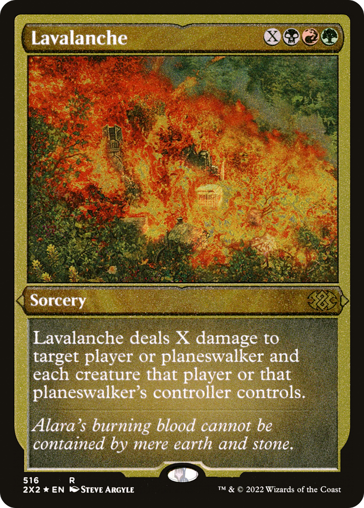 Lavalanche (2X2-516) - [Double Masters 2022] Foil