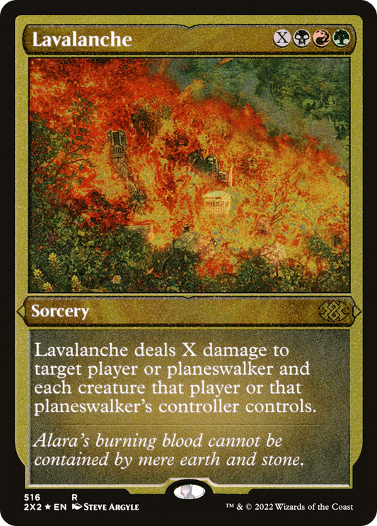 Lavalanche (2X2-516) - [Double Masters 2022] Foil