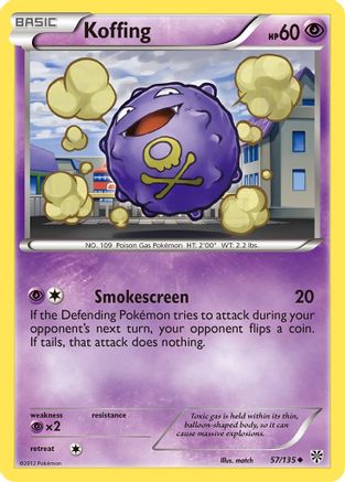 Koffing (57/135) [Noir et blanc : Tempête de plasma] 