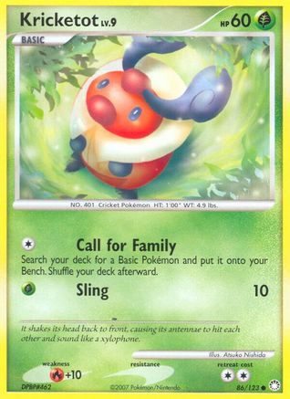 Kricketot (86/123) [Diamant et perle : trésors mystérieux] 