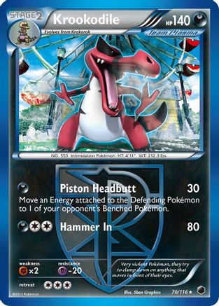 Krookodile (Team Plasma)/116 - [Plasma Freeze]