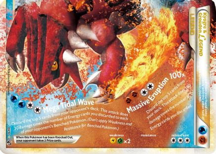Kyogre & Groudon Legend (Bottom)/90 - [Undaunted] Holofoil