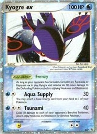Kyogre ex - 037 (EX Collector's Tins)/40 - [Nintendo Promos] Holofoil