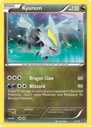 Kyurem (21/20) [Noir et blanc : Dragon Vault] 