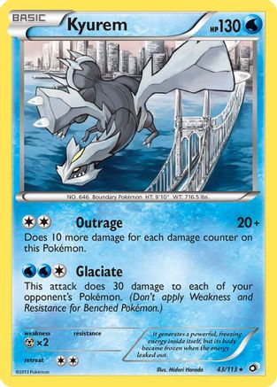 Kyurem (43/113) [Noir et blanc : trésors légendaires] 