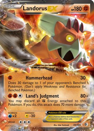 Landorus EX (89/149) [Noir et blanc : frontières franchies] 