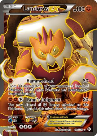Landorus EX (144 Full Art)/149 - [Boundaries Crossed] Holofoil