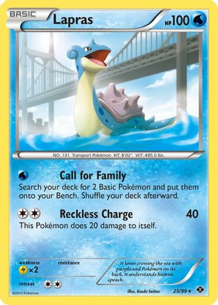 Lapras (25/99) [Noir et blanc : prochains destins] 