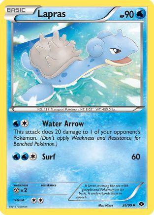 Lapras (26/99) [Noir et blanc : prochains destins] 