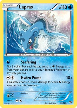 Lapras 35/146 - [XY Base Set] Holofoil