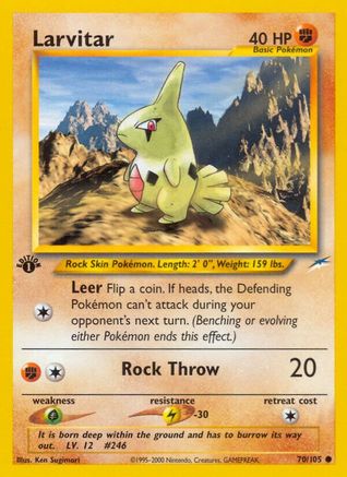 Larvitar 70/105 - [Neo Destiny] 1st Edition