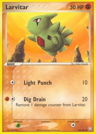 Larvitar - 063/109 63/109 - [Team Rocket Returns] Reverse Holofoil