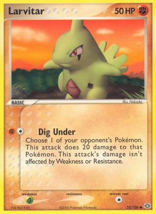 Larvitar/106 - [Emerald] Reverse Holofoil